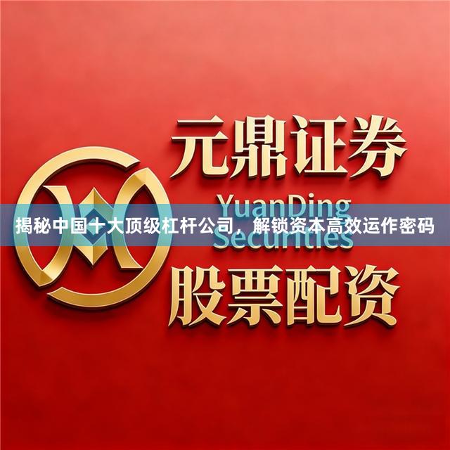揭秘中国十大顶级杠杆公司，解锁资本高效运作密码