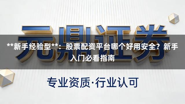 **新手经验型**：股票配资平台哪个好用安全？新手入门必看指南