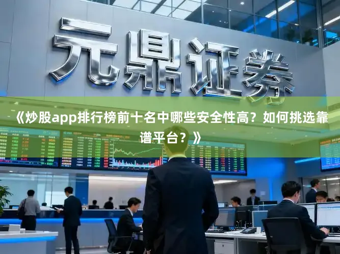 《炒股app排行榜前十名中哪些安全性高？如何挑选靠谱平台？》