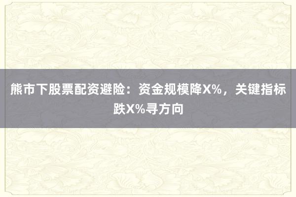 熊市下股票配资避险:资金规模降X%,关键指标跌X%寻方向