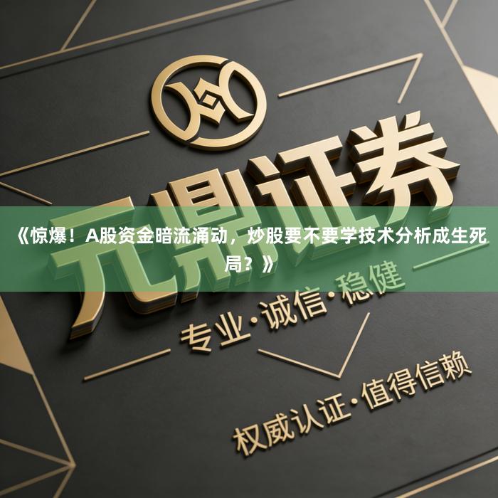 《惊爆！A股资金暗流涌动，炒股要不要学技术分析成生死局？》