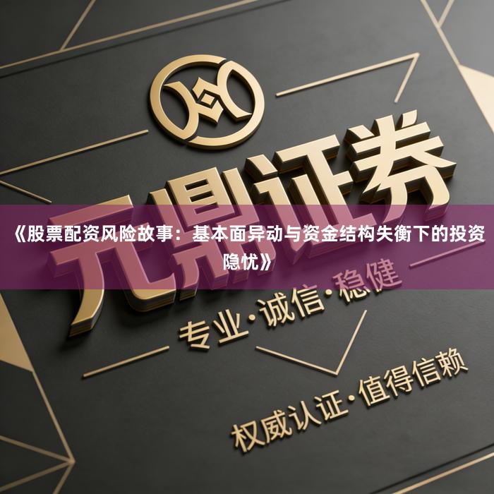 《股票配资风险故事：基本面异动与资金结构失衡下的投资隐忧》